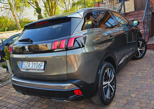 Peugeot 3008 cena 84900 przebieg: 168000, rok produkcji 2018 z Poręba małe 631
